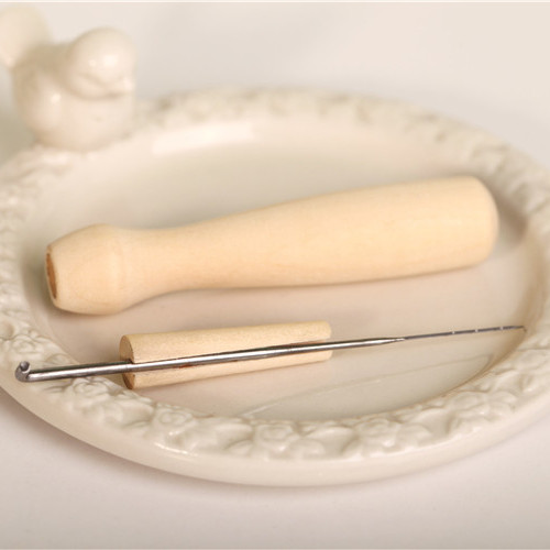 圈圈木木柄戳针羊毛毡戳戳乐用针手工diy工具