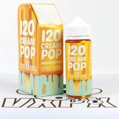美国进口橘子雪糕烟油120ml超爆口感120 cream pop大瓶桔子橙子