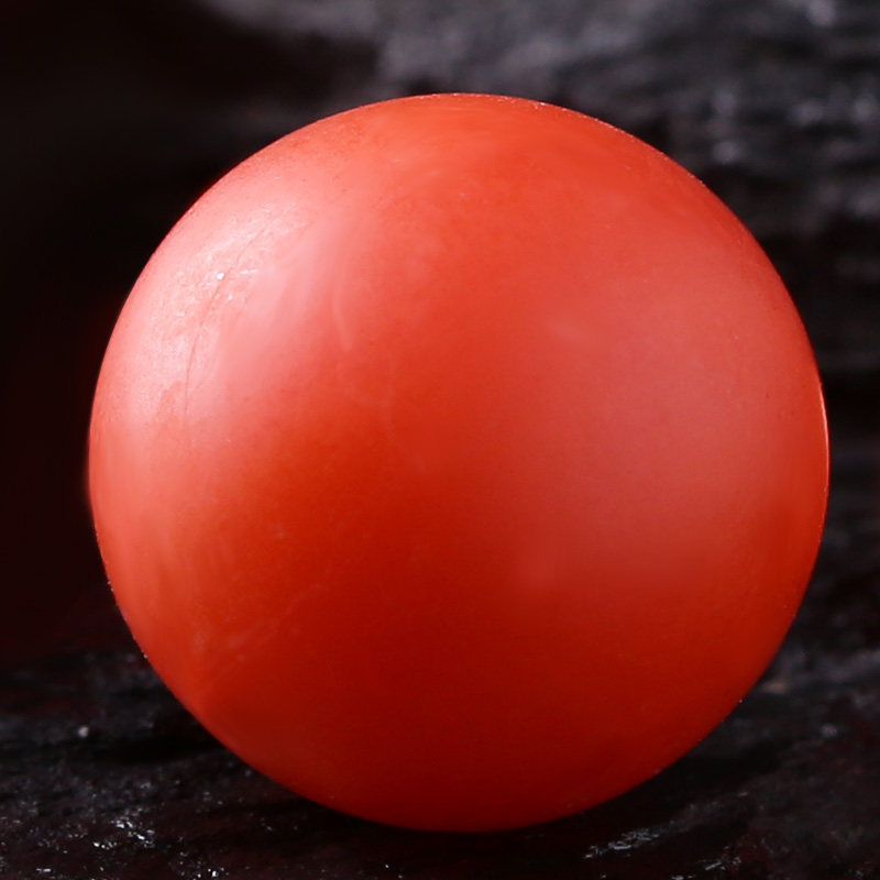 保山南红散珠配饰单珠配珠 珠子 单颗手串配饰满肉宝山老南红圆珠