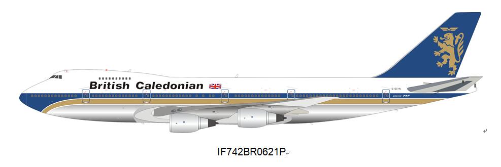 预售金狮航空b747-200g-glyn客机模型if742br0621p飞机模型