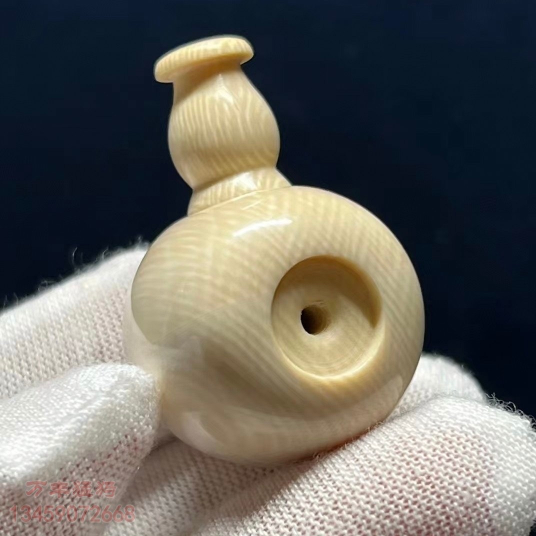 猛犸象牙三通佛头