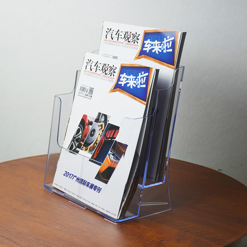桌面宣传展示架多层杂志架报刊架a4二层压克力资料架目录展示架在类目 电子词典/电纸书/文化用品, 收纳/陈列用品, 书报架/展示架中 - 来自Buy2taobao.com提供专业的淘宝代购服务
