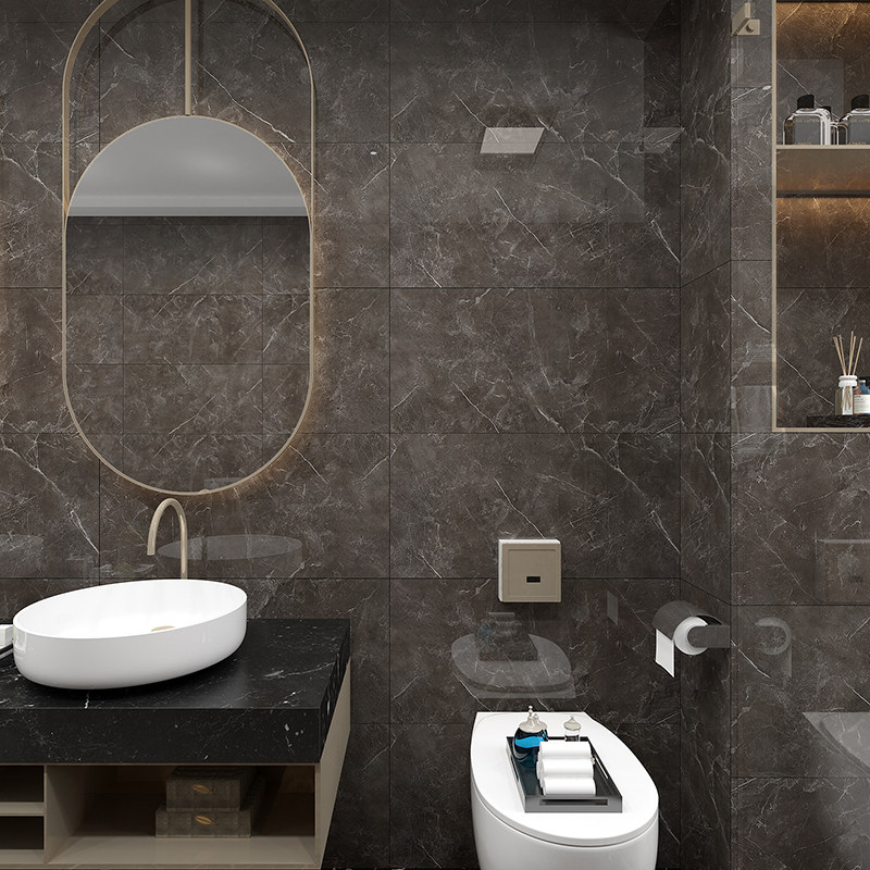深色室内墙砖400x800厨房卫生间墙面砖全瓷通体客厅阳台中板瓷砖