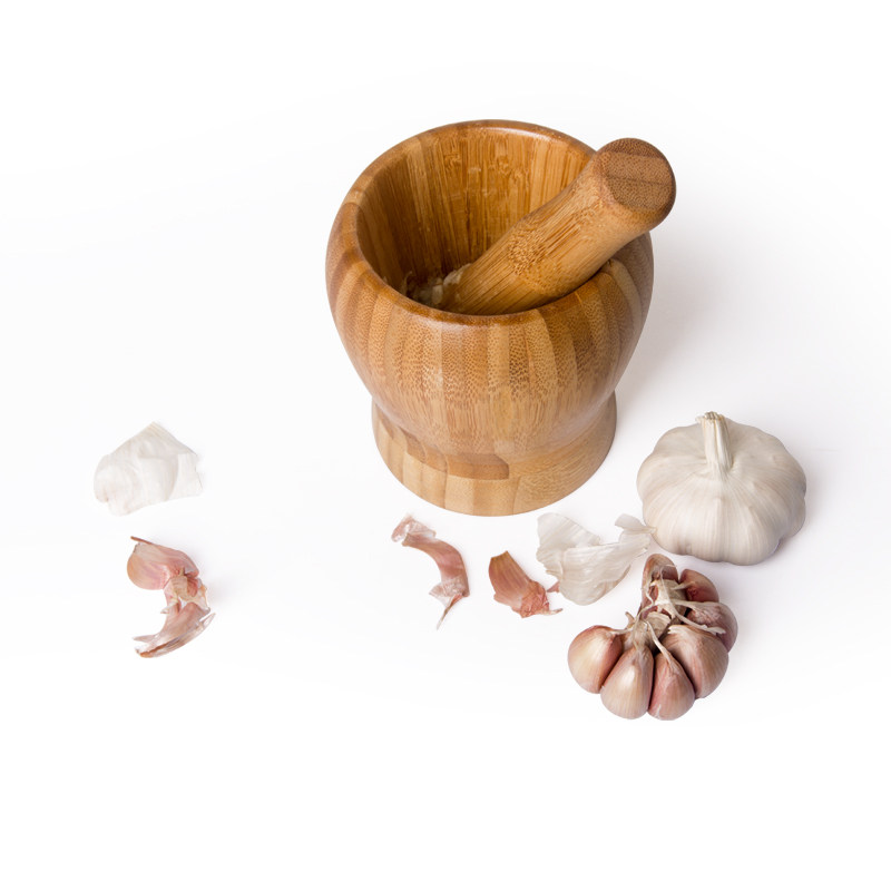 带盖子压蒜泥器捣药罐盅捣碎器研磨器家用捣蒜器_不打折现价33元