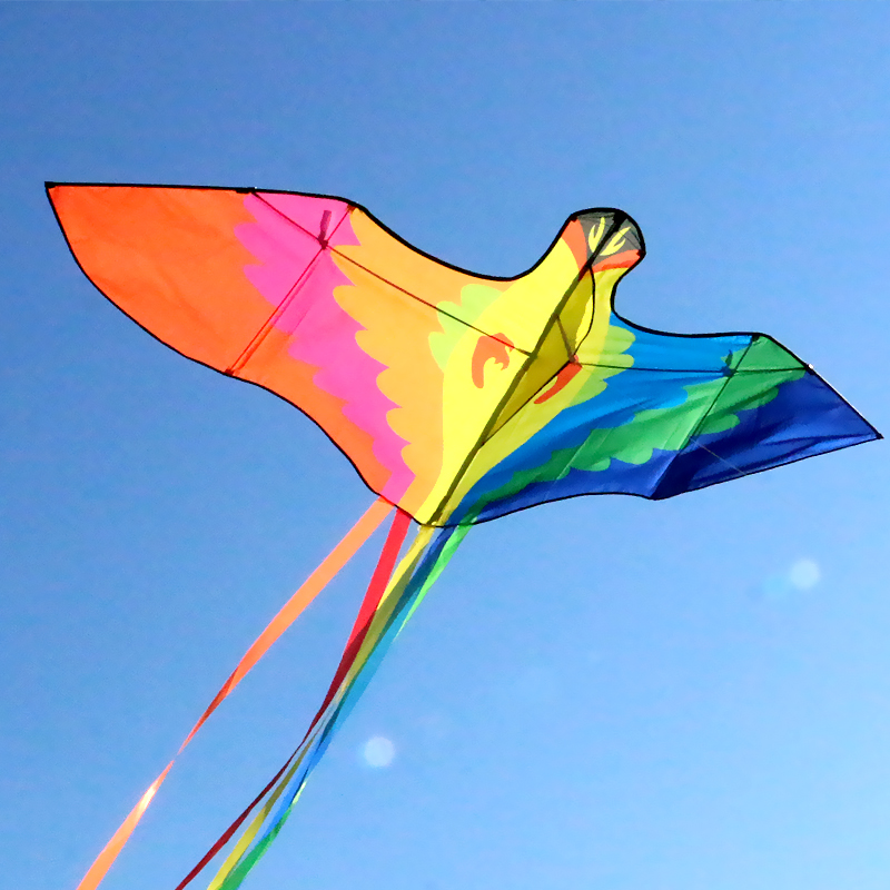 新款凤凰风筝成人大型个性七彩风筝儿童微风易飞中国古风风筝