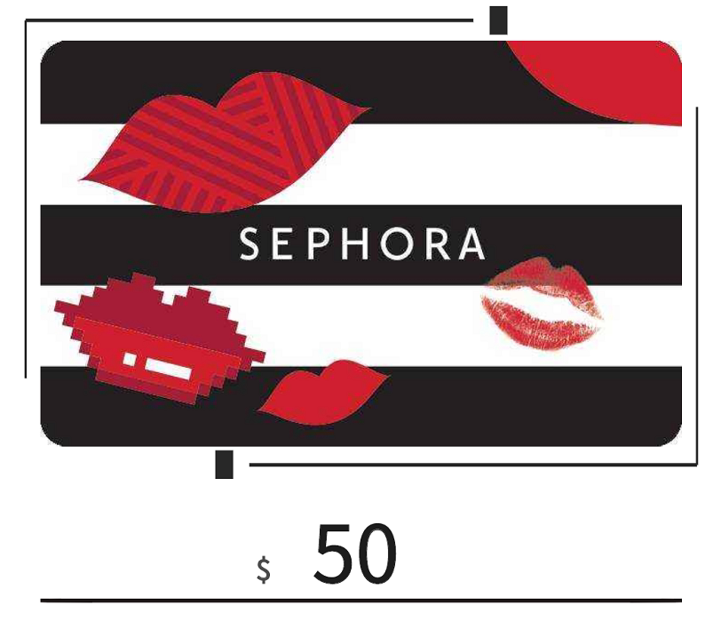 【可囤】美国 丝芙兰礼品卡 sephora gift catd 50美元美金
