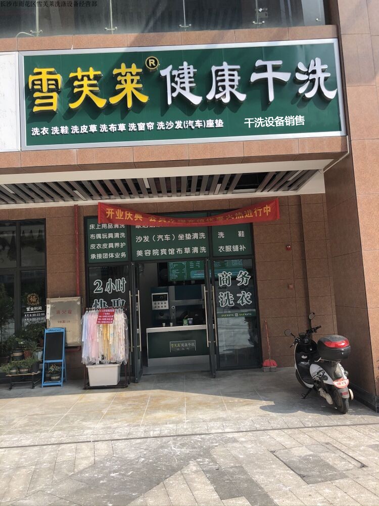 小型干洗店设备全套 湖南省雪芙莱干洗机干洗店加盟洗衣店包学技