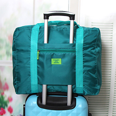 韩版折叠旅行收纳包防水大容量行李整理袋拉杆短途便携男女手提袋