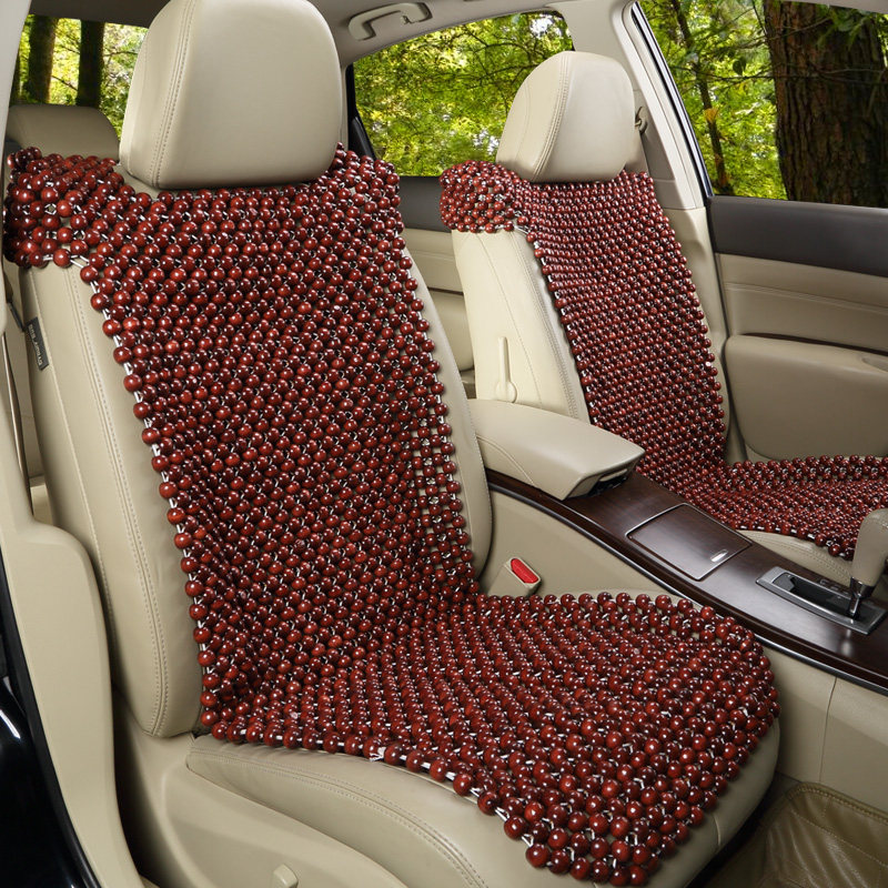 夏季木珠汽车坐垫香樟木坐垫汽车座垫凉垫车垫厂家直销木珠坐垫