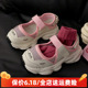 韩国童鞋洋气时髦女童夏季运动鞋2024新款镂空透气儿童跑步鞋软底