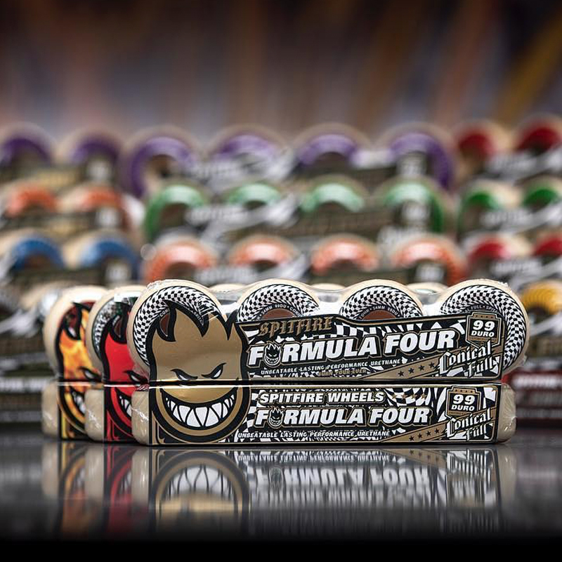 火山滑板进口spitfire小火人操控顺滑动作刷街耐磨轮子f4f1