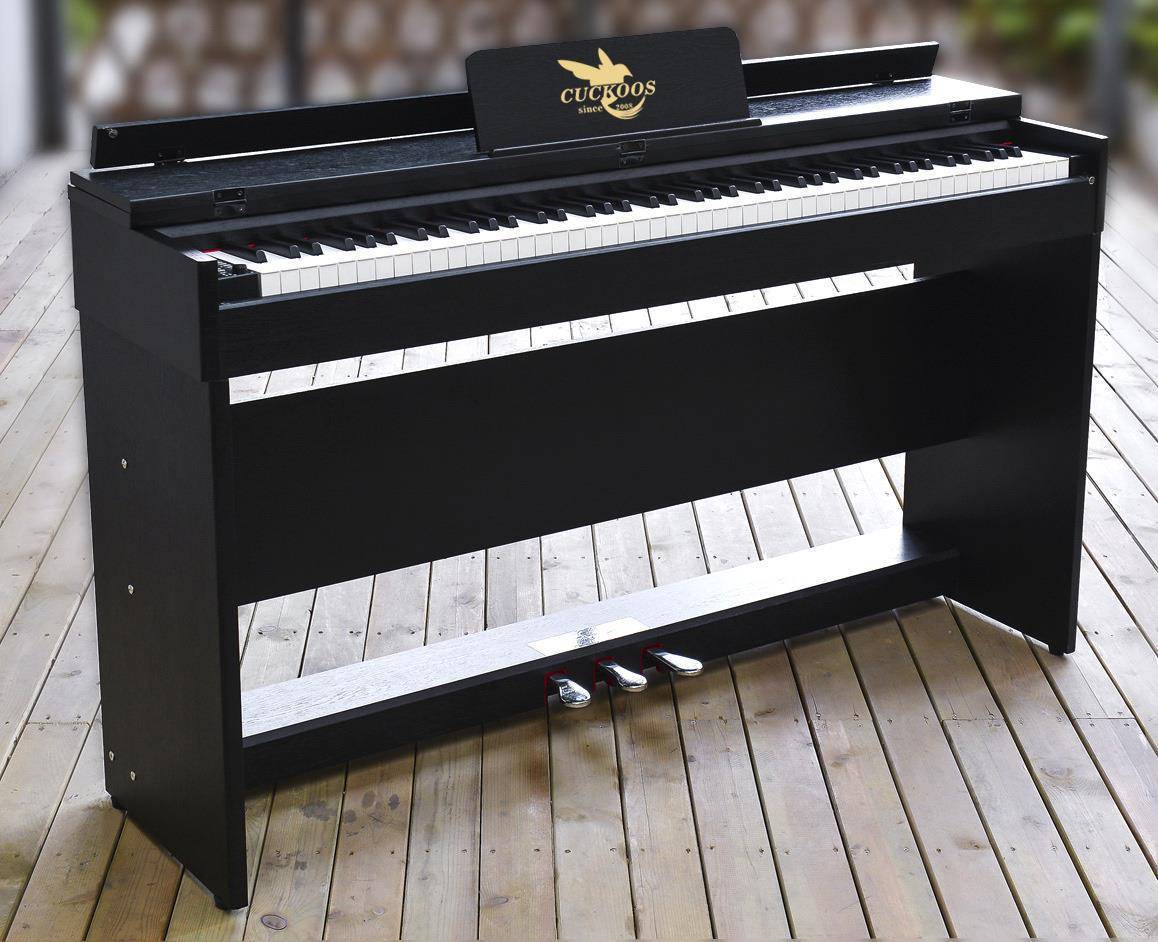布谷鸟电钢琴C-6606立式带重锤多功能双键盘音色数码智能电子包邮