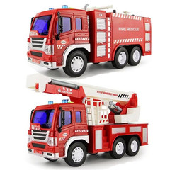 消防车玩具车惯性车工程车救火车音乐大号 儿童男孩玩具汽车模型