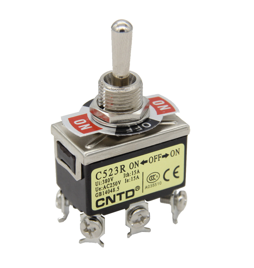 开关c523b15a6脚3档双刀双掷摇头摇臂c523其它元器件