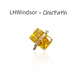 LHWindsor温莎珠宝 柠檬竹节戒指小众设计款个性高级感食指戒女款
