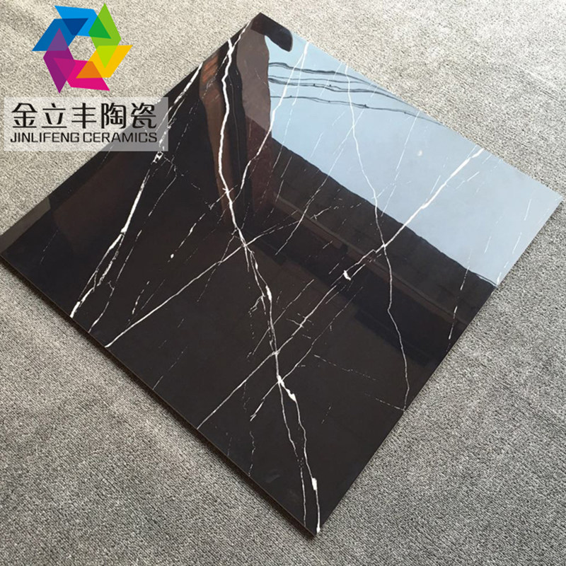 踢脚线 瓷砖 仿大理石_黑白根全抛釉波导线800x800客厅背景墙瓷砖特色