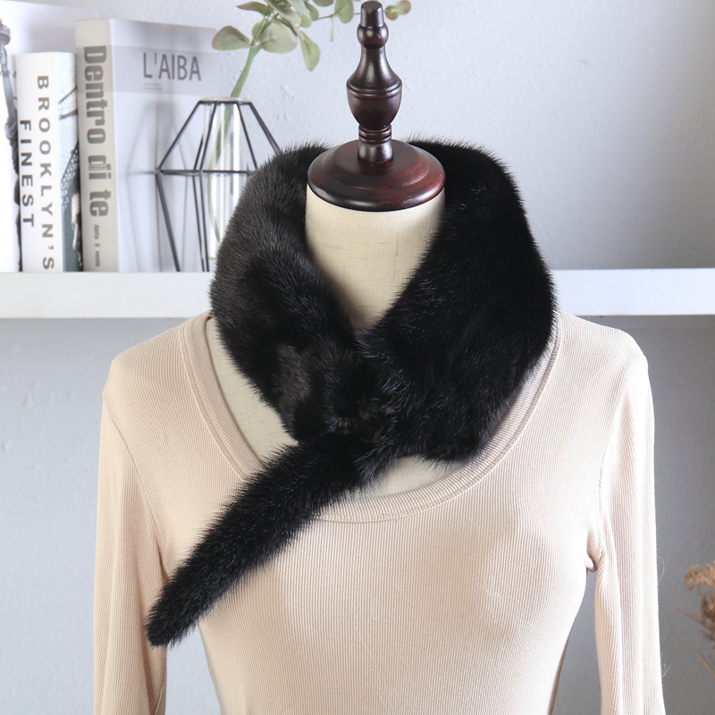 热销貂皮围脖男