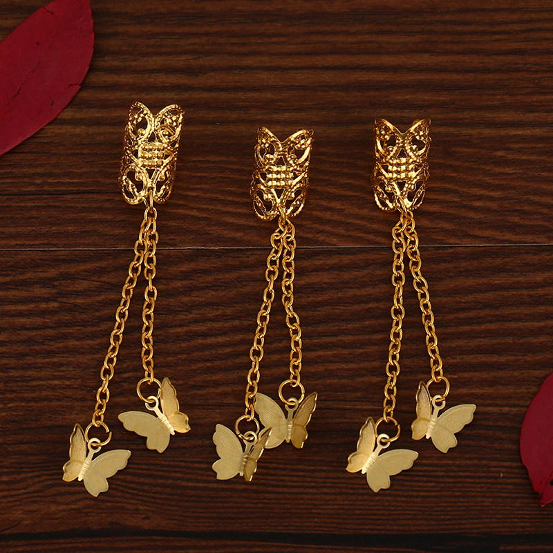 古风束发小发扣古代配饰品全套汉服头饰流苏发夹步摇古装仙女发饰