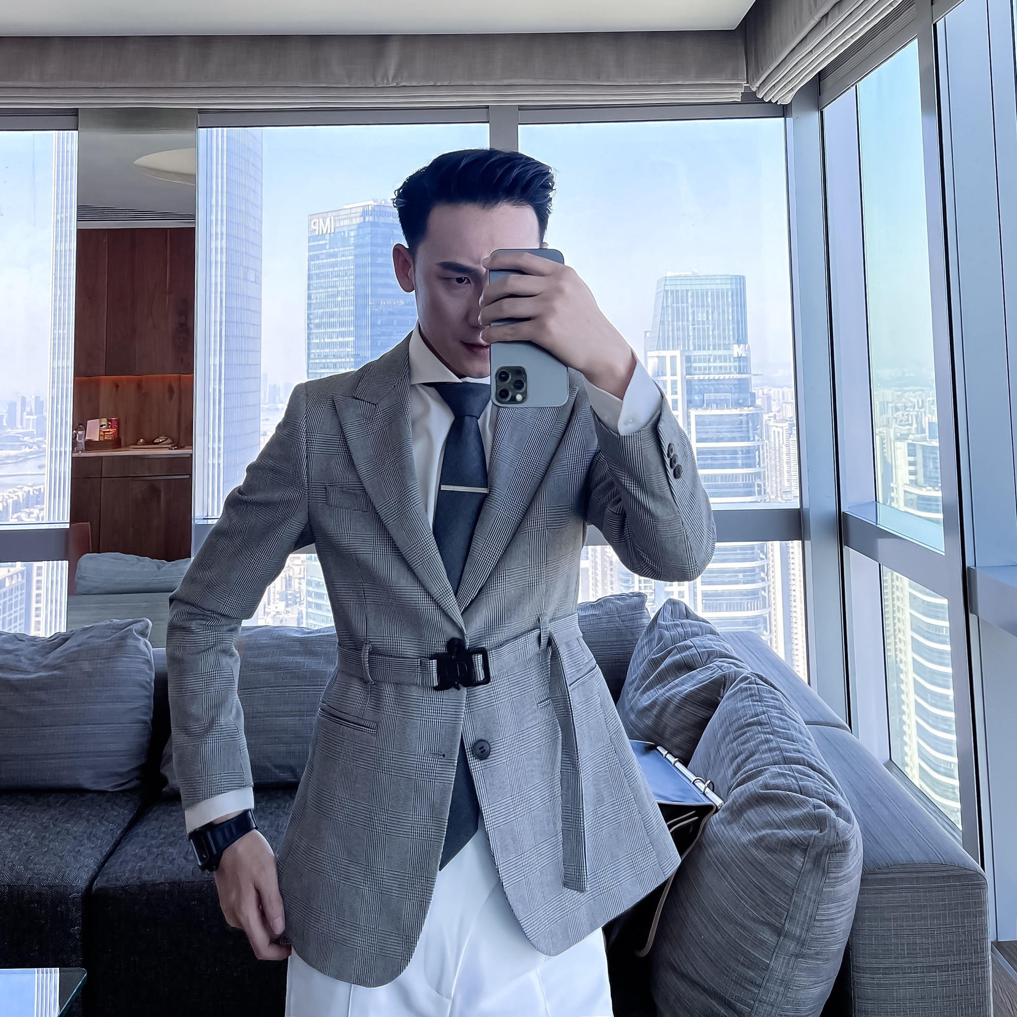 西服男休闲西装