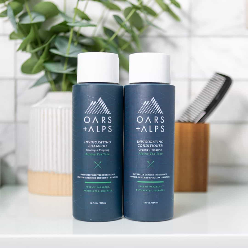 Oars Alps-清洁控油强韧舒缓头皮干燥瘙痒男士活力洗发水护发素