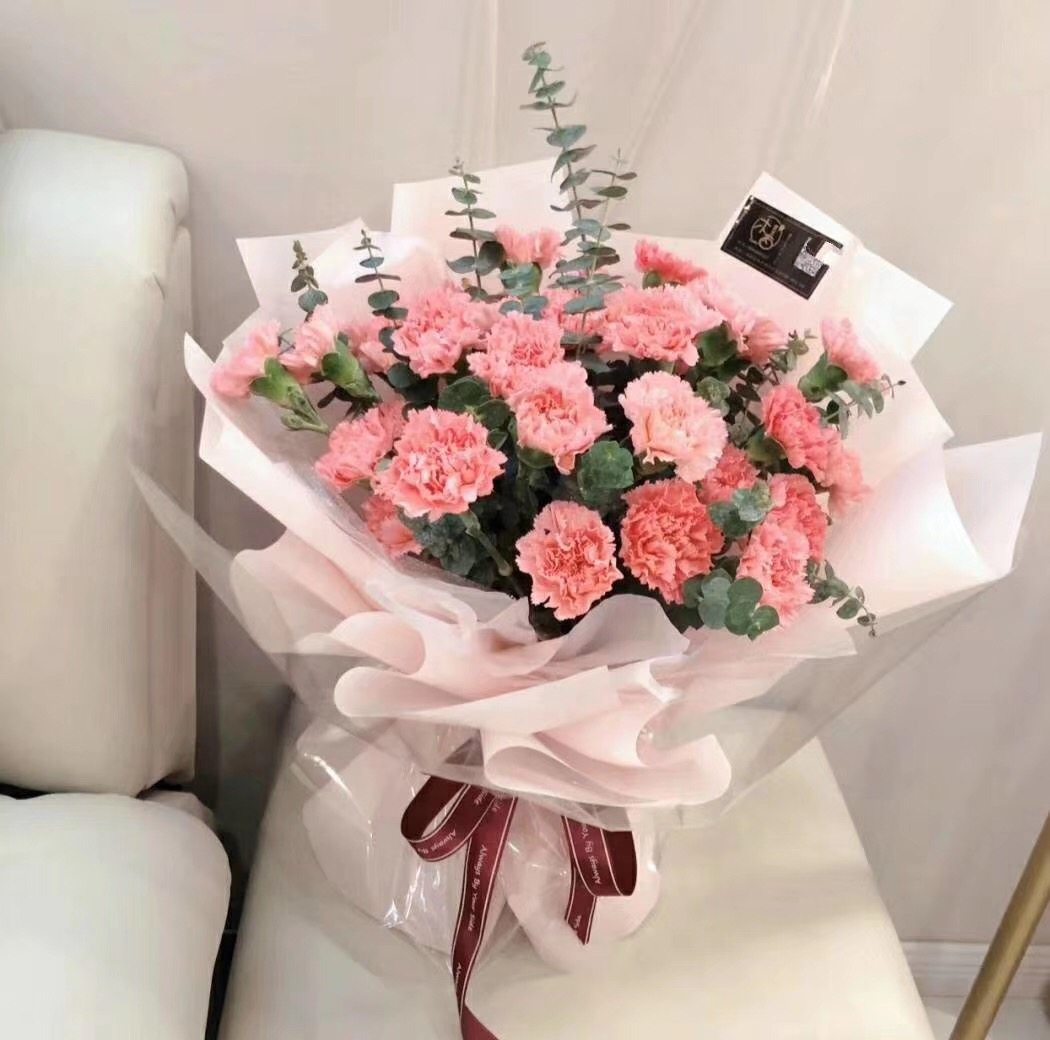 母亲节康乃馨花束送长辈生日合肥淮南芜湖安庆六安同城鲜花店速递