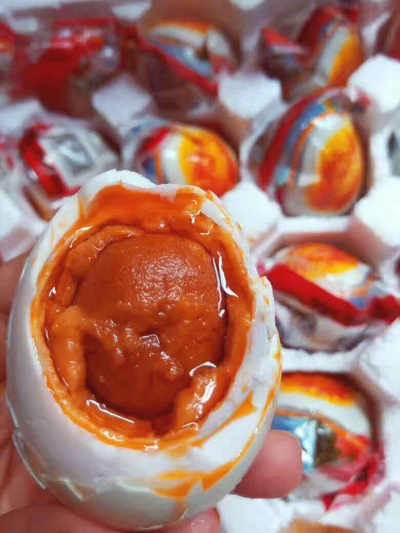 一折亚弟海鸭蛋_广西北海特产北部湾亚弟牌65克~75克烤海鸭蛋多油熟