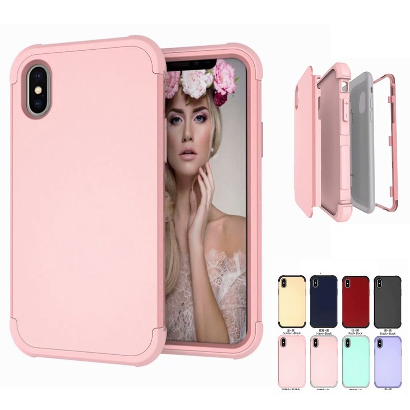 适用iPhoneXSMAX手机壳苹果8Plus撞色硅胶XR保护套S9铠甲6S盔甲潮|ruв категории Женская одежда, платье - от Buy2taobao.com для оказания профессиональной услуги покупки агента Taobao
