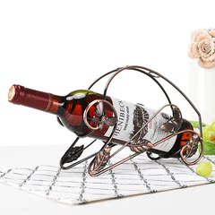 铁艺红酒架摆件酒瓶架客厅家用葡萄酒架创意家居现代简约展示架