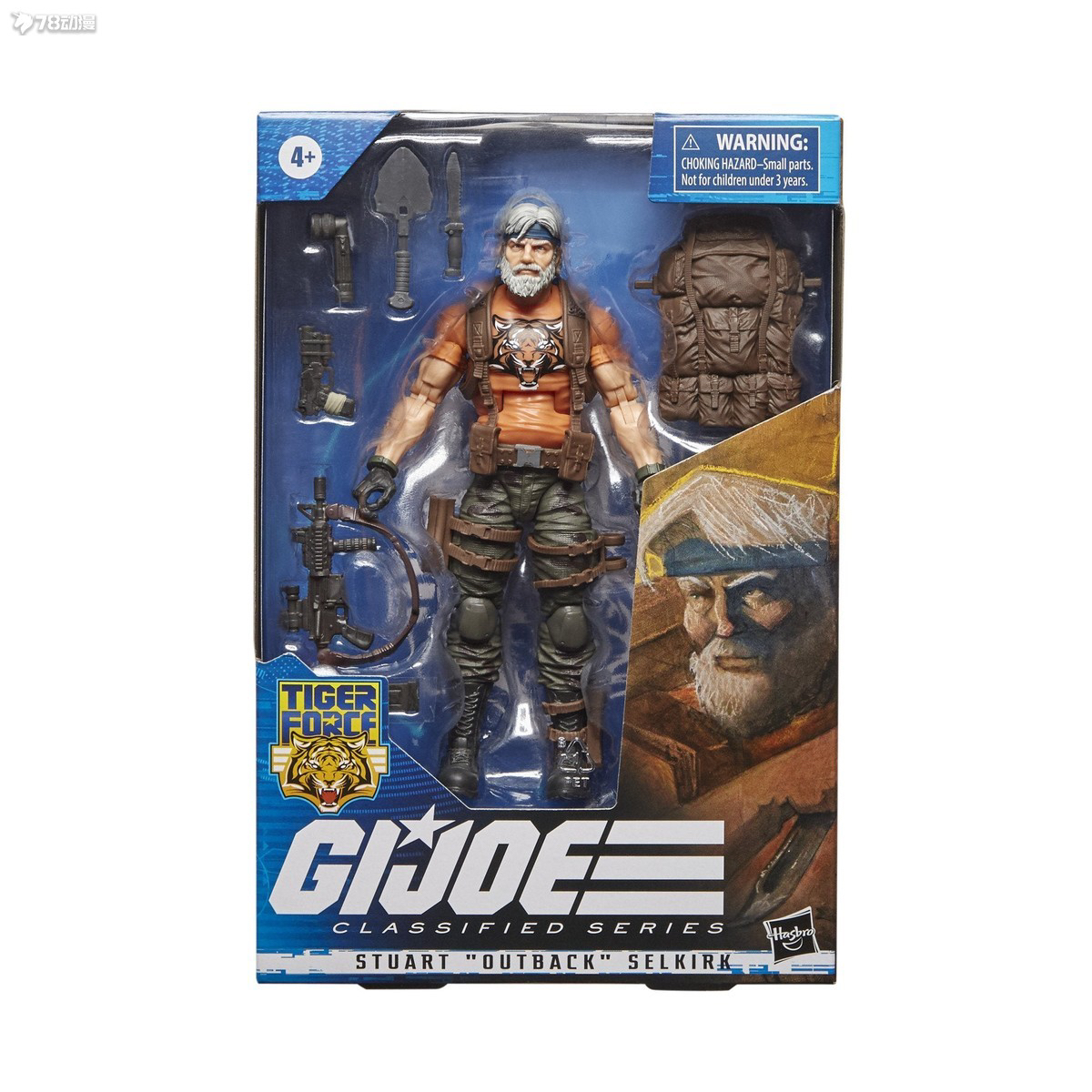 孩之宝 特种部队gijoe 限定版  腹地 老虎力量 6寸可动人偶不挑盒