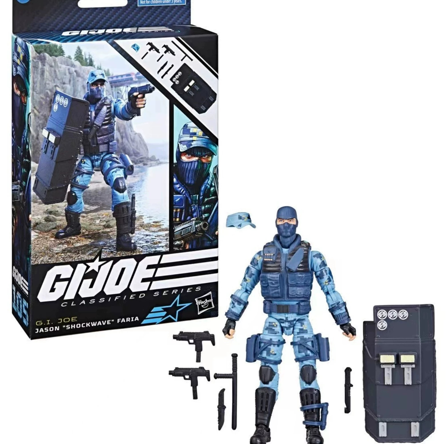 孩之宝 特种部队玩具现货 敢死队1/12 gijoe 震荡波6寸可动 模型