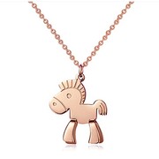 Mail compose good Korea jewelry, rotates the little Trojan short Korean necklace chain clavicle fashion
