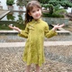 女童旗袍连衣裙秋季2024新款中国风儿童唐装汉服长袖蕾丝洋气公主