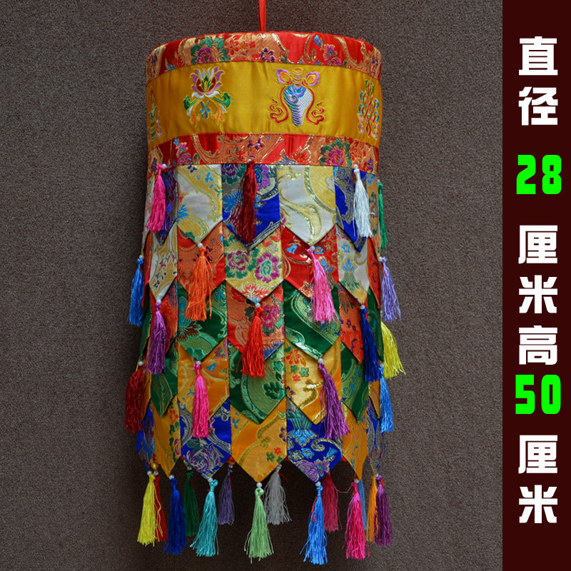 藏式八吉祥胜利幢佛堂寺院酒店饭店装饰佛宝幢幡挂幢圆幢