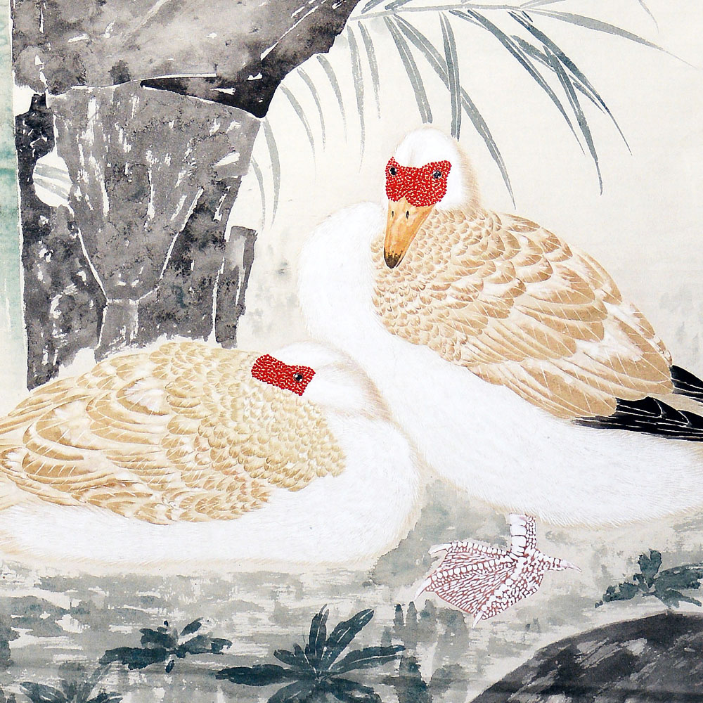 张晓彦《双栖图》