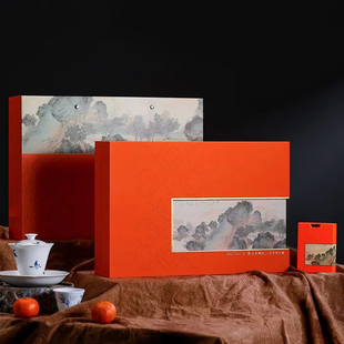 饼干茶小方片礼盒空盒寿眉白茶巧克力茶叶铁盒通用茶礼包装定制