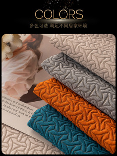 轻奢风沙发垫高档简约肌理纹现代皮沙发防滑四季通用沙发盖巾垫布