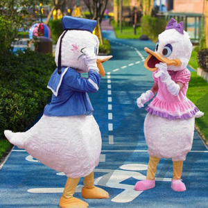 唐老鸭玩偶服卡通人偶服装行走人偶服cos扮演道具服装卡通服装