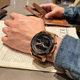 领翔男士皮带手表双显多功能运动电子表时尚潮流休闲防水夜光手表