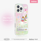 花朵信封适用苹果16Promax手机壳隐藏式一体支架iPhone15保护套折叠全包13可爱创意防摔ip14Pro新款高级感女