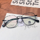 MLB眼镜超轻钛架可配度数近视眼镜框男款多边形镜架女韩版潮8088