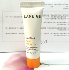 10支包邮兰芝水清滢防晒霜SPF35/PA  10ML 国内专柜正品小样