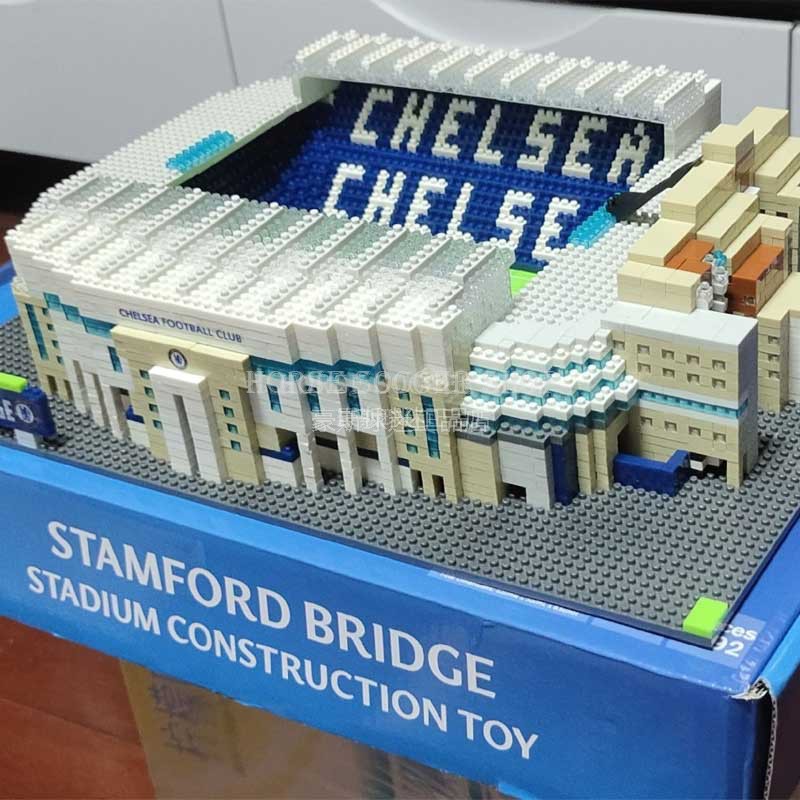 切尔西3D拼图模型代购官方正品球迷周边纪念送人礼物斯坦福桥球场