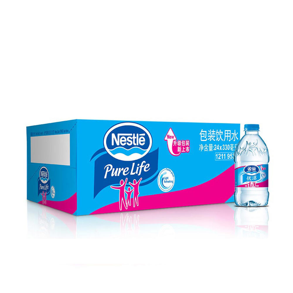 雀巢饮用优活水330ml*24瓶纯净矿泉水小瓶商务会议用 商务办公