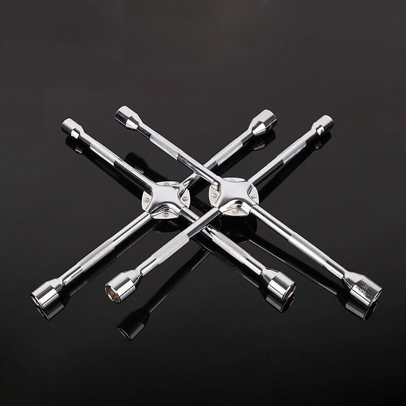 18寸20寸铬钒钢十字架轮胎套筒扳手带铆夹 17-19-21/22-23/24mm.