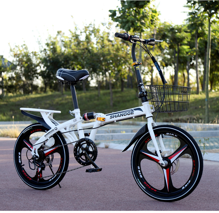 Folding bike 16/20 Gear shift Disc brake Teenagers Men and women Ultralight student Portable small-scale Bicyclein the Bike/Riding equipment/Parts and Accessories , Bicycle Vehicle , Folding bike category - from Buy2taobao.com to provide professional Taobao agent buy service