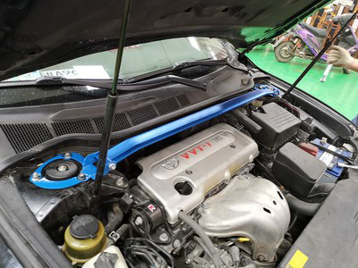 适用于丰田凯美瑞顶吧平衡杆经典凯美瑞前顶吧拉杆防侧倾稳定加固