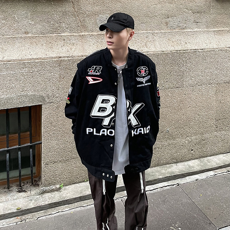 高街外套男潮街头