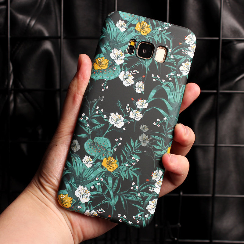 三星S8 手机壳潮牌女款个性创意超薄S9plus保护套s9 磨砂硬壳新款