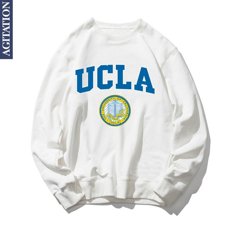 ucla卫衣美国加州大学洛杉矶分校篮球运动校服春秋圆领卫衣男女薄