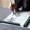 宣砚文创手造天然原石镇尺镶嵌绿松石长条形压书镇纸文房四宝书法专用国画用品把玩收藏定制礼品 宣砚文创手造天然原石镇尺镶嵌绿松石长条形压书镇纸文房四宝书法专用国画用品把玩收藏定制礼品